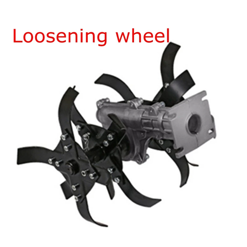 Lawn mower accessories loosening wheel ditching turning weeding wheel multifunctional agriculture small micro tillage machine