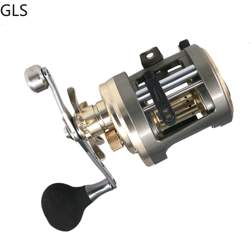 

GLS Newest 10KG Max Drag High-quality Trolling Fishing Reel EVA Grip Hot Sale Gear Ratio 6.0:1 Drum Reel Fishing Tackle