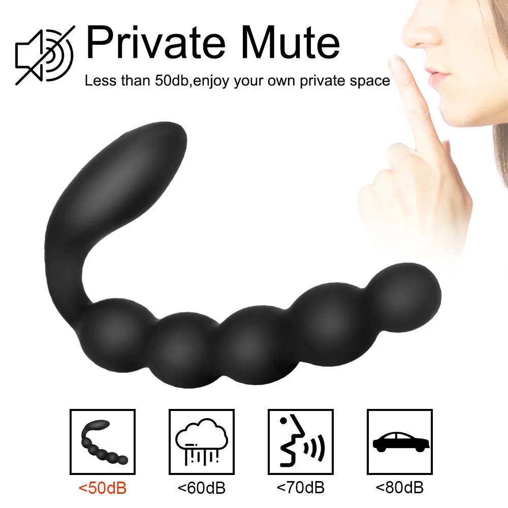 OLO 10 Speed Prostate Massager for Men Women Anal Beads Vibrators Wireless Remote Control Adult Products Dildo Vibrators