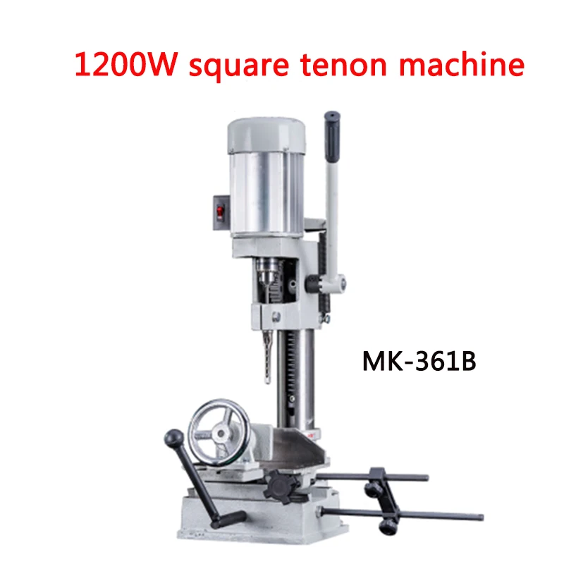 Woodworking Drilling Square Tenon Machine Brushless Induction Motor Tenoning Machine Small Square Hole Drilling Machine 380V