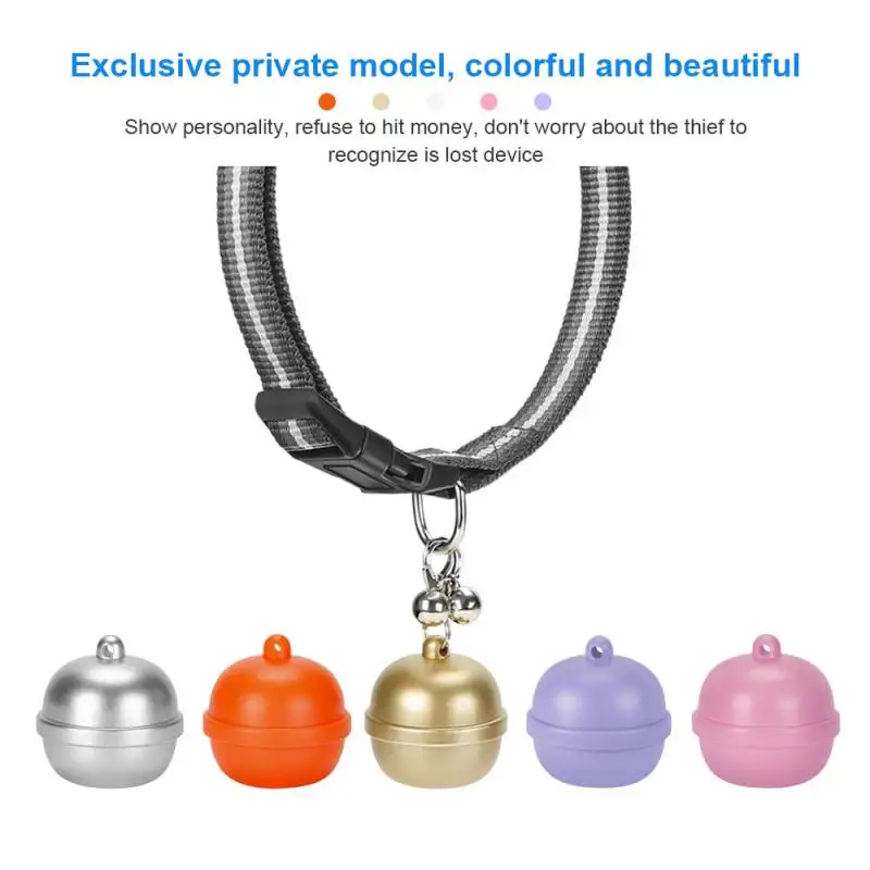 New G15 Pets Bell Mini GPS Tracker IP67 Waterproof Magnetic Charging Tracking Device Locator Collar For Cat Dogs Animal Free APP