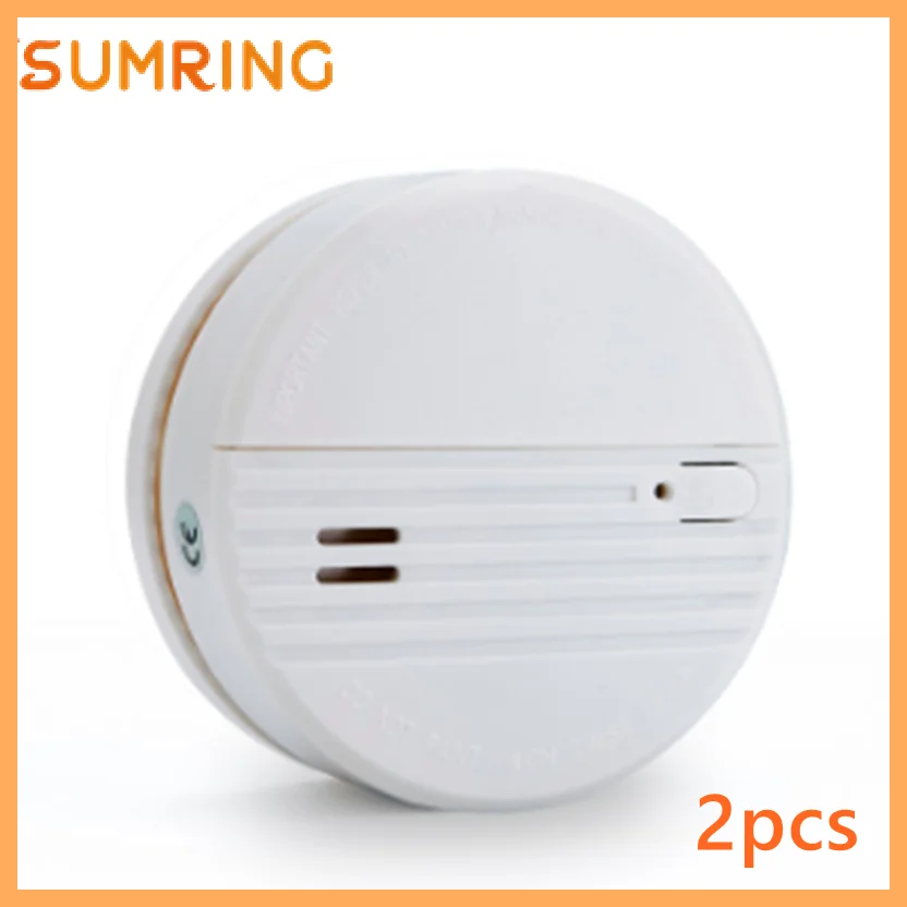 

Hot Sales Fire Detector Smoke Alarm Security Product Photoelectric Sensor Within DC 9V Battery