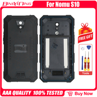 100% New Original Battery Cover + Logo For Nomu S10 Protective Back case Repair Replacement Accessories Parts Phone Accessory