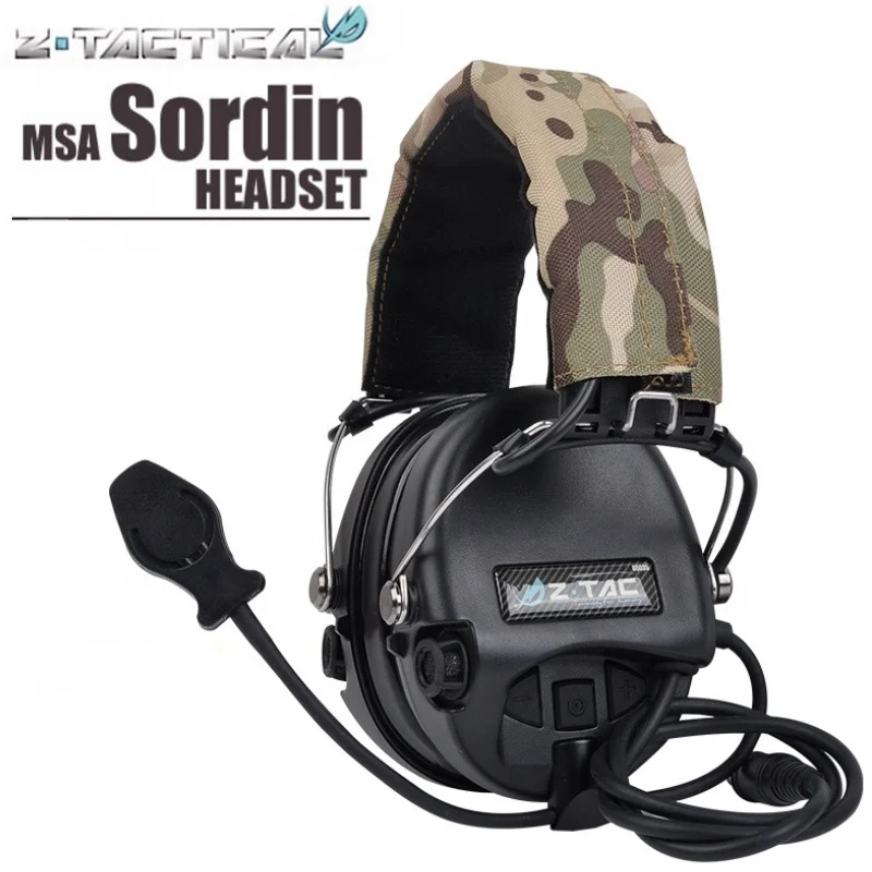 Z Tactical Softair Sordin Headset  Aviation Noise Reduction Earphone Headsets Hunting Airsoft Headphone Z111