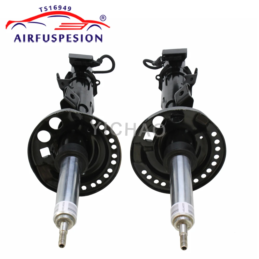 Pair Front Left & Right Air Suspension Shock Absorber Struts with Electric For Cadillac CTS 2014-2019 23247464 23247465 580-1073