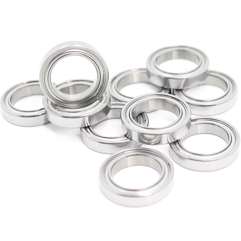 

R1212ZZ Bearing ABEC-1 (10PCS) 1/2"x3/4"x5/32" Inch R1212 ZZ Ball Bearings For RC Models R12-2Z & R12-ZZ