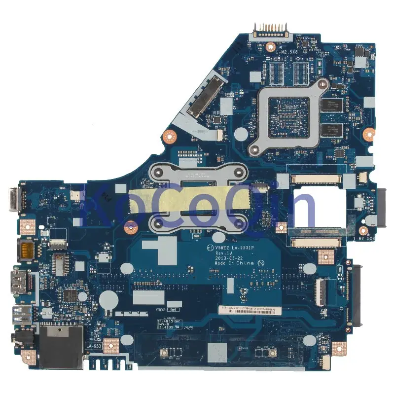 Imagem -02 - Placa-mãe para Notebook Placa para Notebook Acer Aspire Visual V5we2 Sr1eb 2160841027 Ddr3