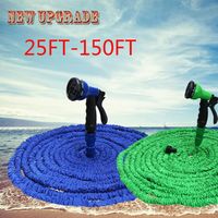 25FT-250FT Garden Hose Expandable Magic Flexible Water Hose EU Hose Plastic Hoses Pipe With Spray Gun To Watering Car Wash Spray