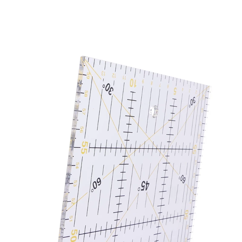 30/45/60cm Quilting Sewing Patchwork Ruler Cutting Tool Thick Transparent DIY