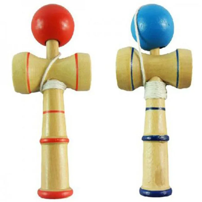 Wooden Kendama Coordinate Ball Japanese Traditional Skillful Juggling Wood Game Balls Bilboquet Skill Educational Toys