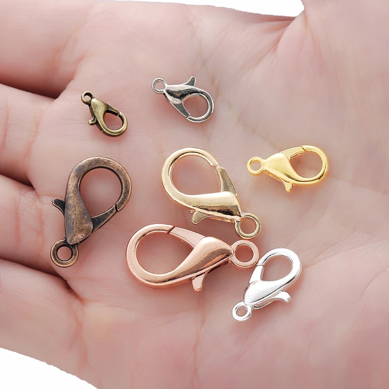 YuenZ 40pcs 8 Colors Plated Alloy Lobster Clasp Hooks for Necklace&Bracelet Chain DIY Jewelry Findings V107