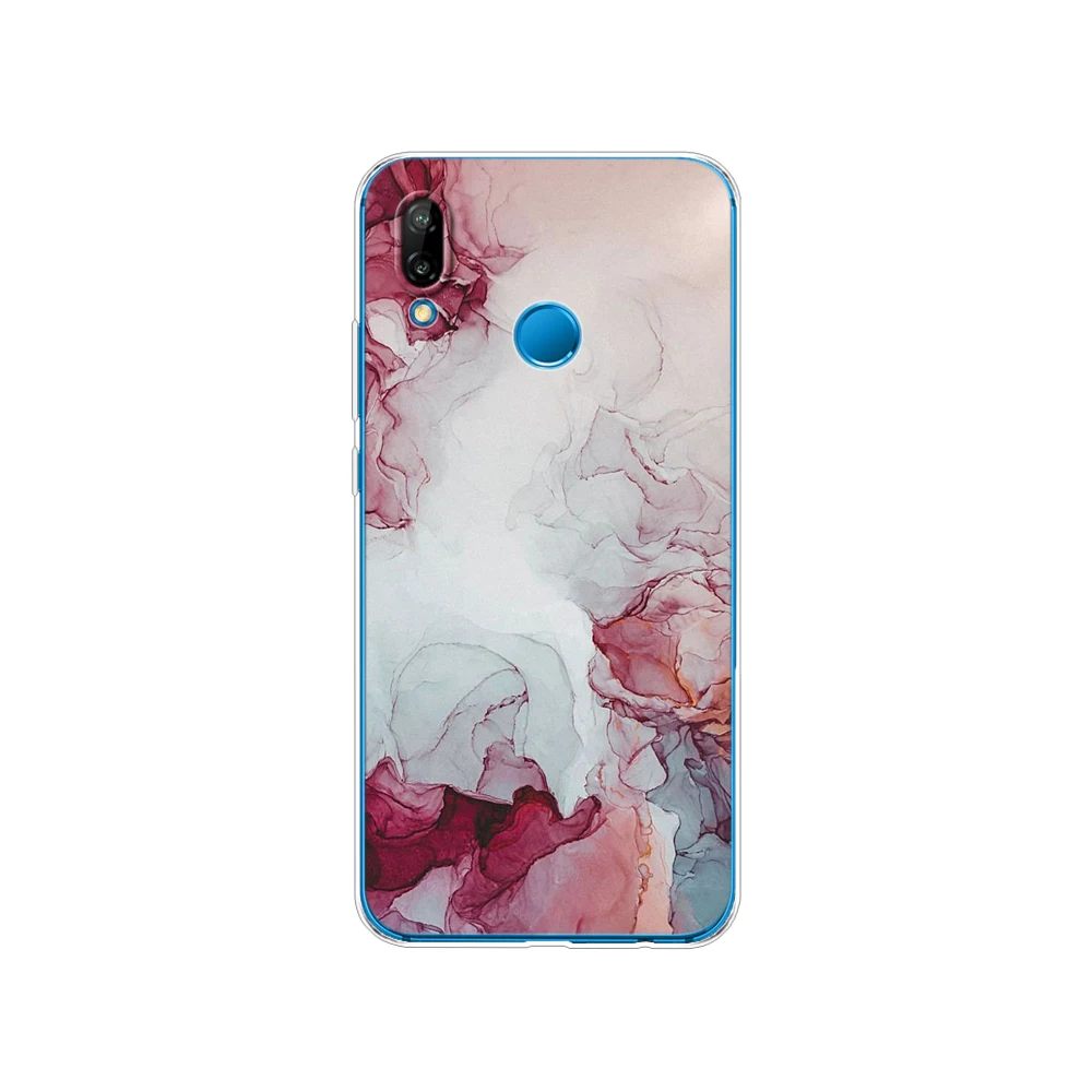 Silicon Cover Phone Case For Huawei P20 P7 P8 P9 P10 Lite Plus Pro 2017 p smart 2018 phone case fashion marble