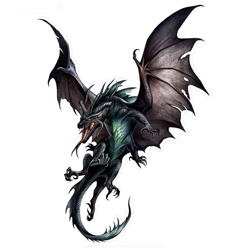 Awesome Pterosaur Colorful Car Stickers Bumper Trunk Laptop Rear Windshield Accessories High Quality Decal Kk16*12cm