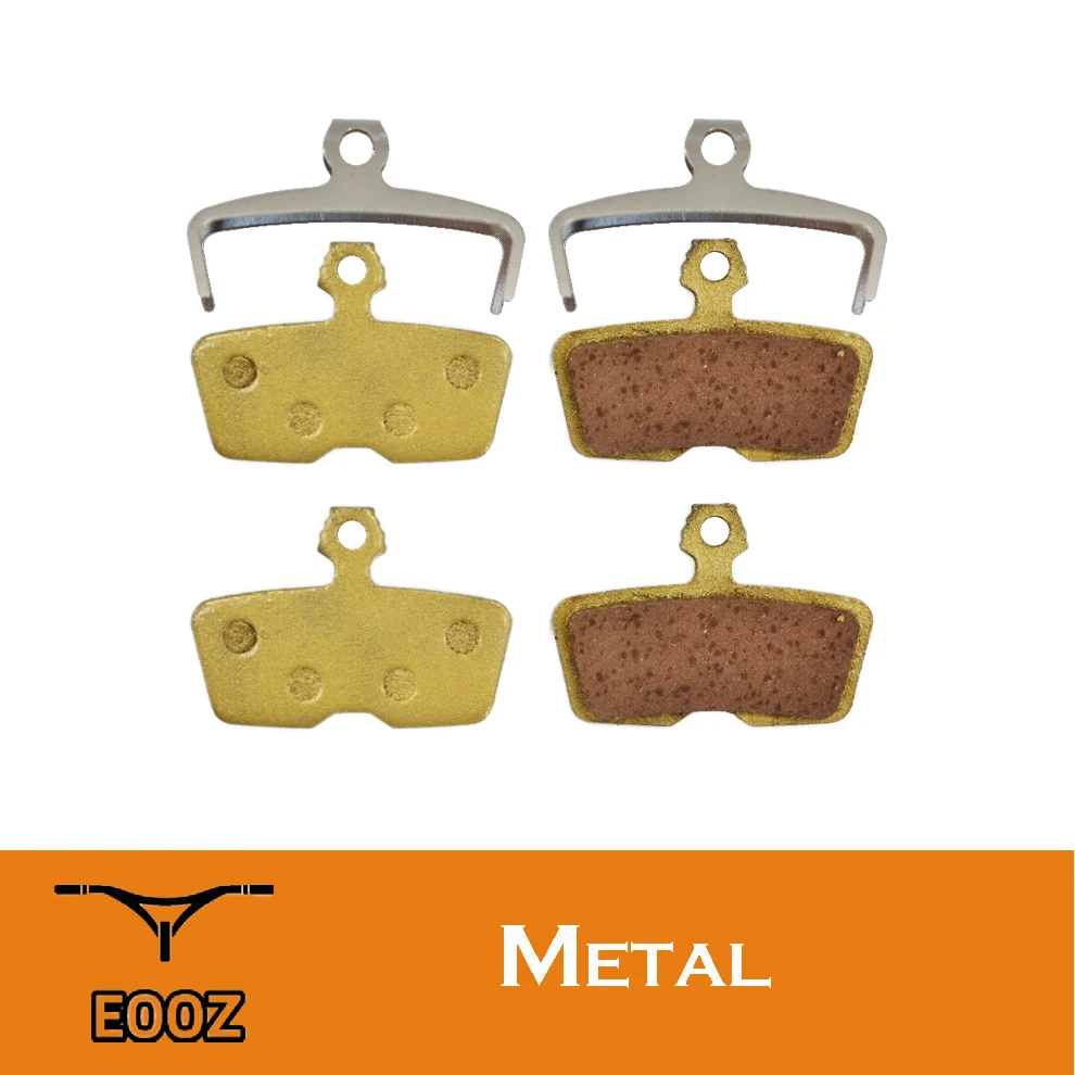 EOOZ 2 Pairs Metal Bicycle Metallic Disc Brake Pads For SRAM Code 2011+ / Guide -re 2011+ / Sram Red 22 / S-700