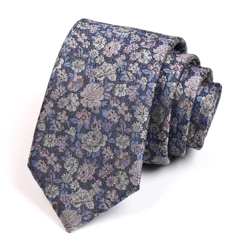 

Fashion Luxury Floral Jacquard 7CM Ties Gentleman Business Tie For Men High Quality Business Suit Work Necktie Men's Neck Tie