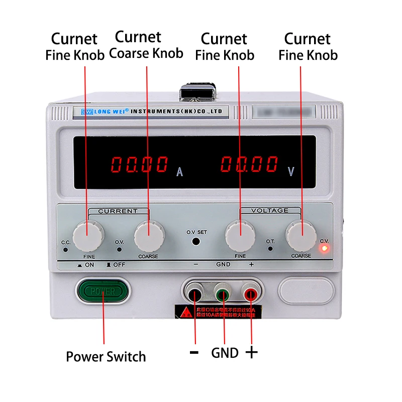 Longwei alimentatore cc regolabile da laboratorio ad alta potenza 30V 60V 20A alimentatore Switching regolato con Display digitale 220V