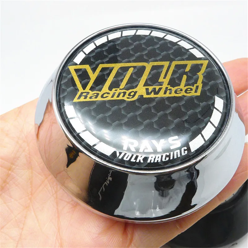 4pcs 65mm Volk Racing Rays Wheel Center Hup Cap Car Styling Dust Alloy Cover Hubcaps Logo Emblem Badge Accessories