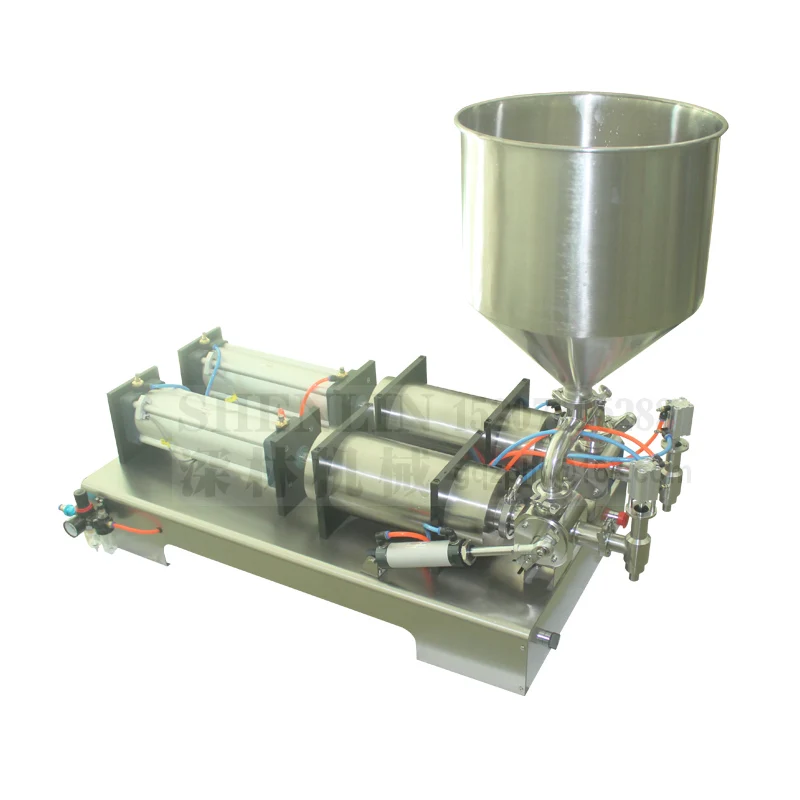 5000ml Cooking oil filling machine bottling filler large volume food grade packaging equipment tool double nozzle crack filler