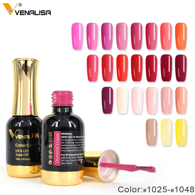 #60751 Venalisa Long Latest Soak Off Starry Gel UV LED Glitter Lacquer Polish Manicure 111 Color Super Shining Gel Nail Polishes