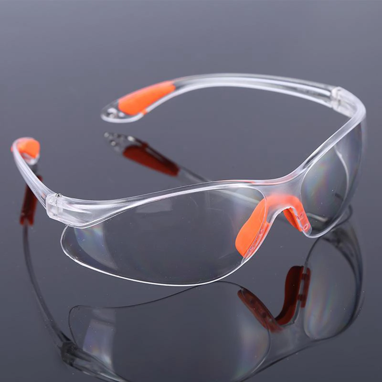 Clear Dustproof Safety Glasses  for Chemical Construction Workplace