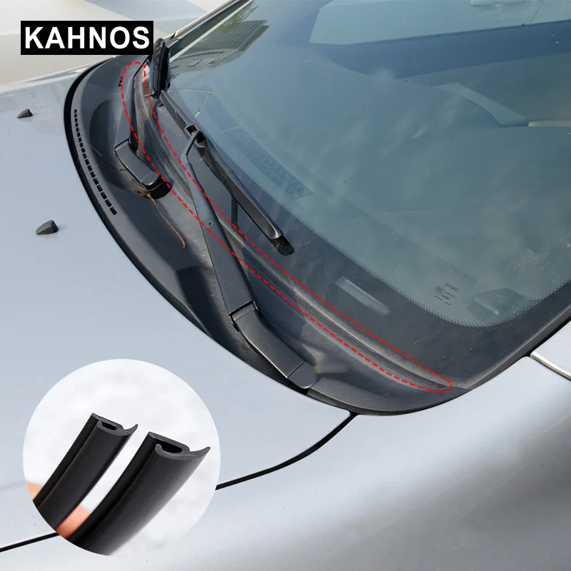 Windshield Rubber Seal 2 M Front Rear Windshield Sunroof Seal Strips Dustproof Sealing Strip For Auto Car Dashboard Windshield