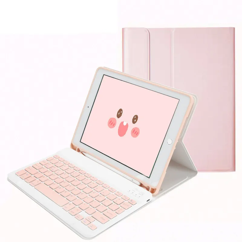 For iPad Air M4 2026 Case Keyboard Stand Case for iPad 10th 11th 12th Generation Air 10.9 Pro 11 10.5 Russian Spanish Korean