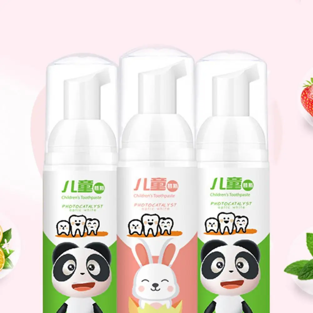 60ml Excellent Toddler Whitening Toothpaste with Orange Flavor Toothpaste Water  Fruit Flavor