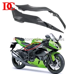 Fuel Tank Side Fairing Motorcycle Carbon Fiber Paint Side Panel Knee Guards for Kawasaki ZX - 6R ZX6R 636 2009 2010 2011 2012