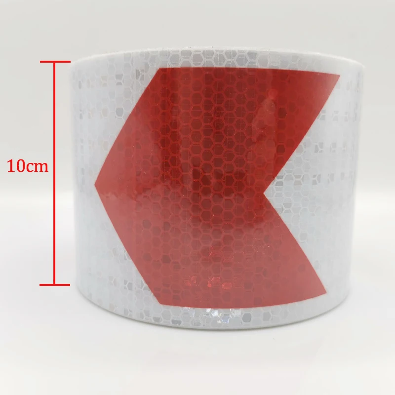 Self-Adhesive Arrow PET Reflective Safety Warning Tape Road Traffic Construction Site