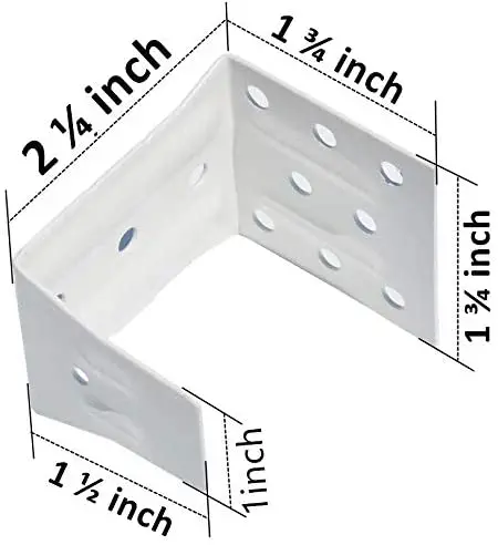 Center Support Bracket 2 Pack White Color for 2