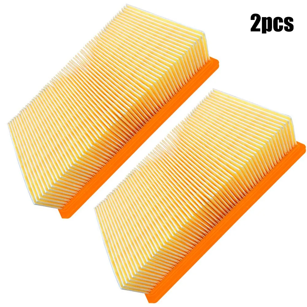 2x Flat Filters For Karcher  NT 35/1 45/1 55/1 TACT + Te M + Ap + BS 6.904-367.0 Vacuum Cleaner Replacement Tools For Home