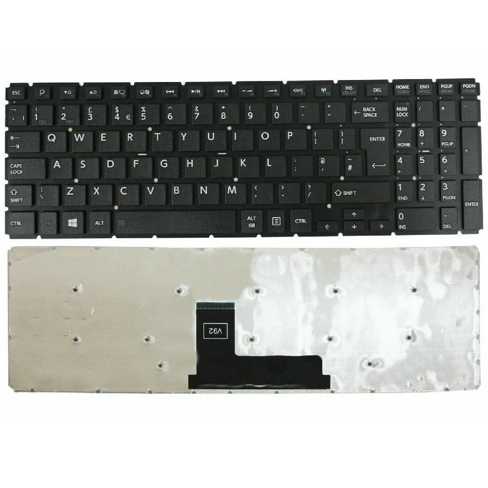 

Новый для Toshiba Satellite L50-B L50D-B L50T-B L55-B L50-C S50-B S50T-B S55-B S50T-C Великобритании Клавиатура ноутбука