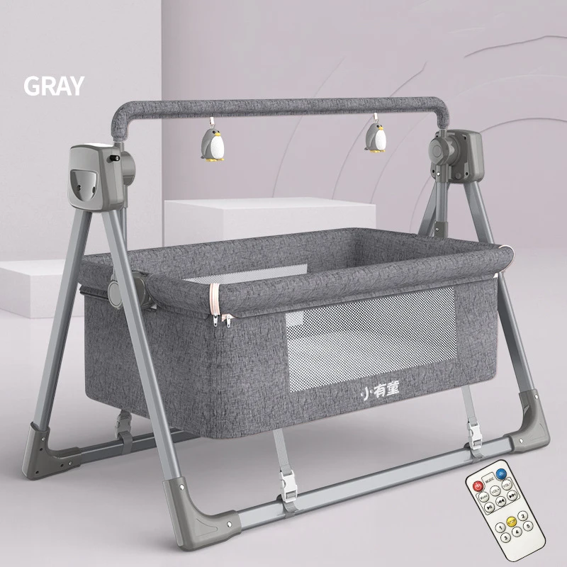 Baby Multi-function Electric Cradle Newborn Cradle To Coax Baby Rocking Chair Intelligent Comfort Artifact Sleeping Basket