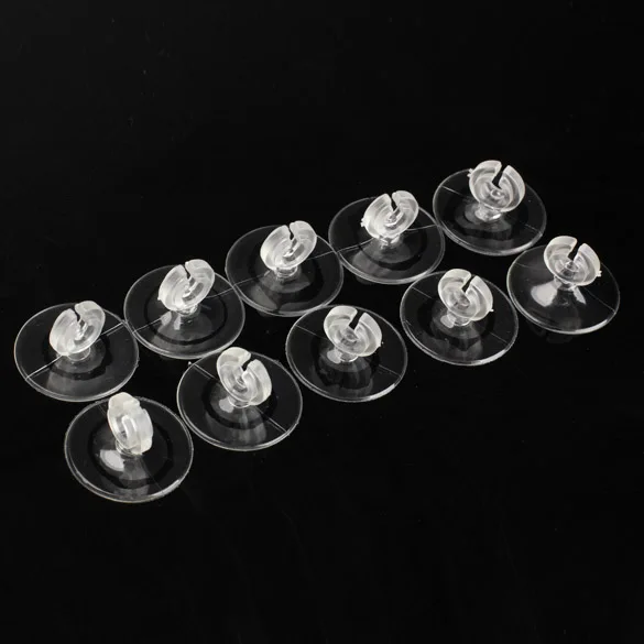 10-50pcs Aquarium Suction Cup Holder Fish Tank Sucker for 4/6mm Air Line Pipe Tube Wire Holder Aquarium Accessories