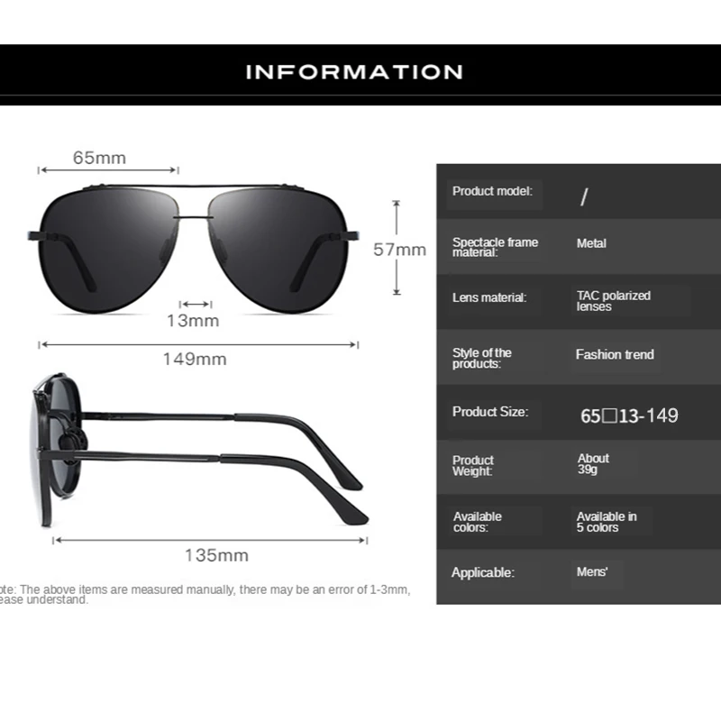 2021 ultimi nuovi uomini occhiali da sole di qualità maschile guida Cool Aviation TAC occhiali da sole in metallo uomo occhiali UV400 Oculos