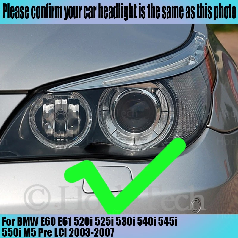 Switchback Cotton Light LED Angel Eye  Dual Color for BMW E60 E61 520i 525i 530i 540i 545i 550i M5 Pre LCI 2003-2007