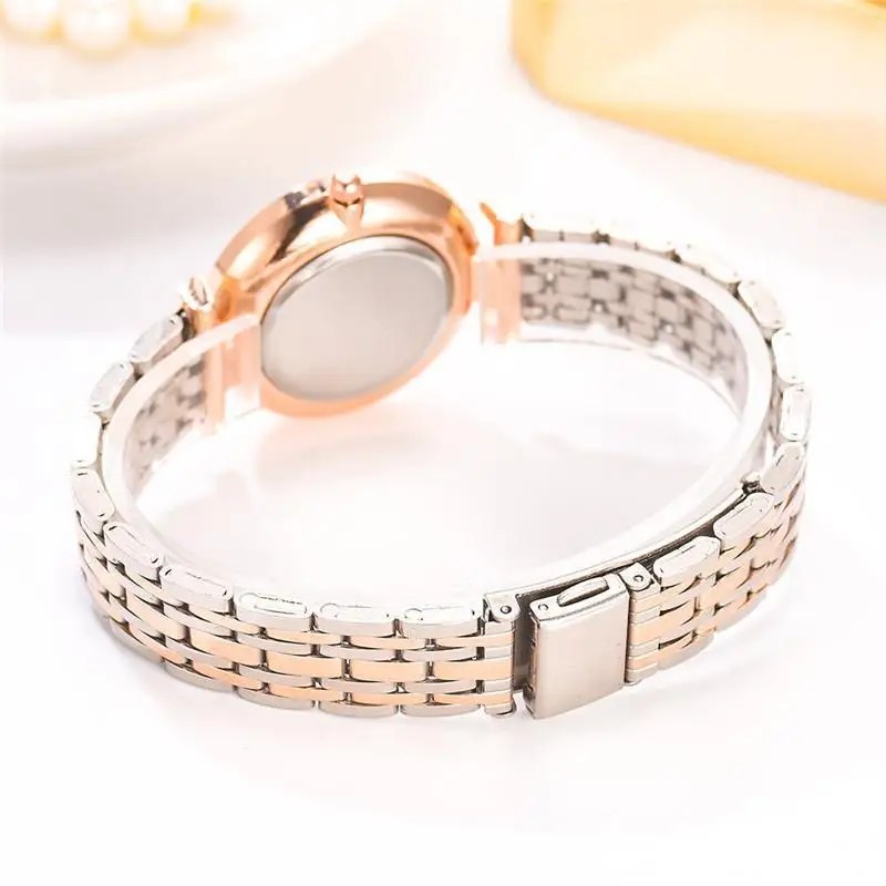 Reloj de pulsera de acero inoxidable para mujer, cronógrafo de cuarzo, de vestir, Masculino, superventas, envío directo, 2021