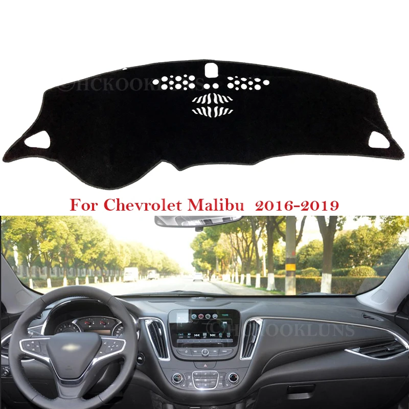 Dashboard Cover Protective Pad for Chevrolet Malibu 2016 2017 2018 2019 9th Gen MK9 Car Accessories Dash Board Sunshade Carpet