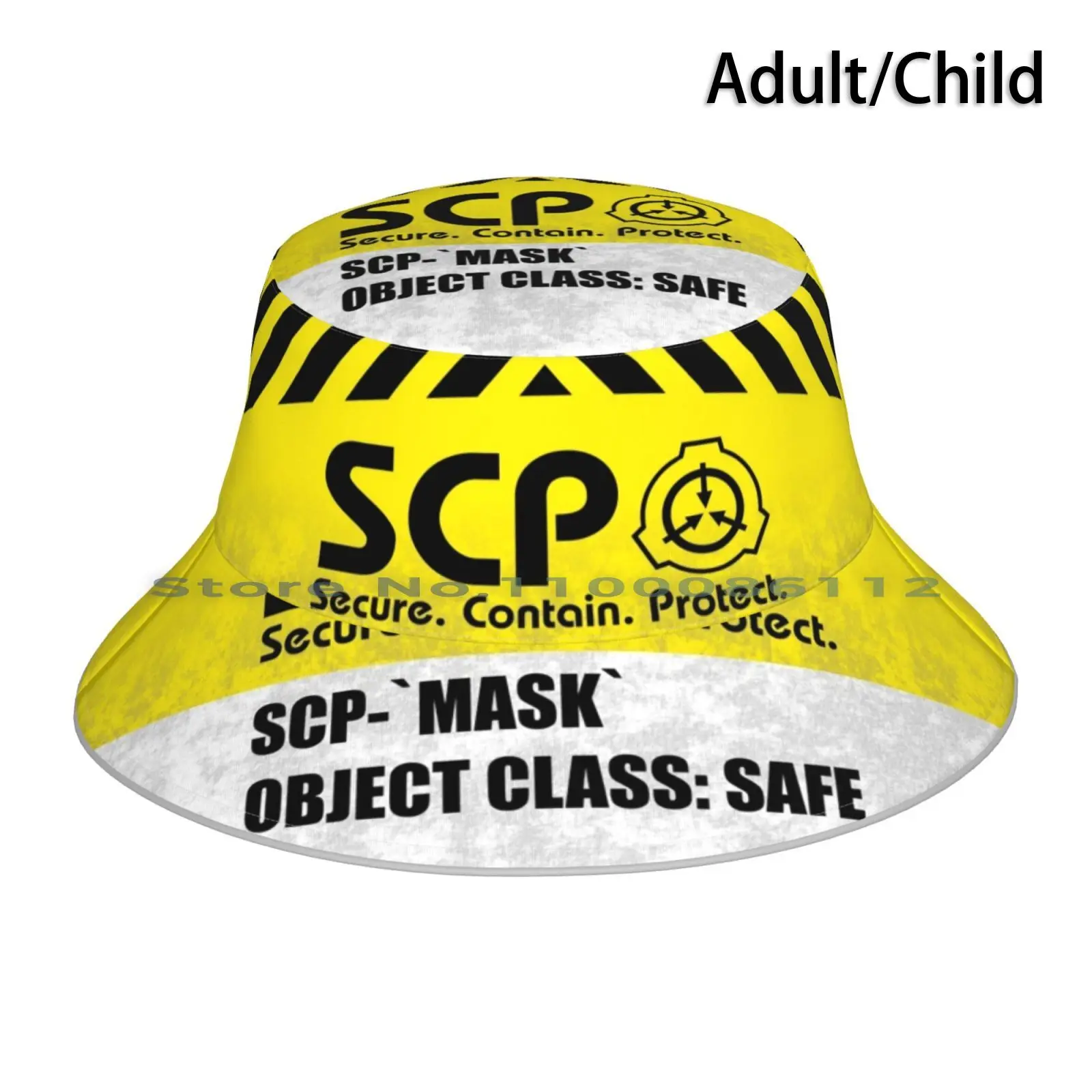 Панама Scp «Маска», Солнцезащитная шляпа, безопасная защита, специальные процедуры сдерживания, логотип знака класса D, секретная Организация класса D