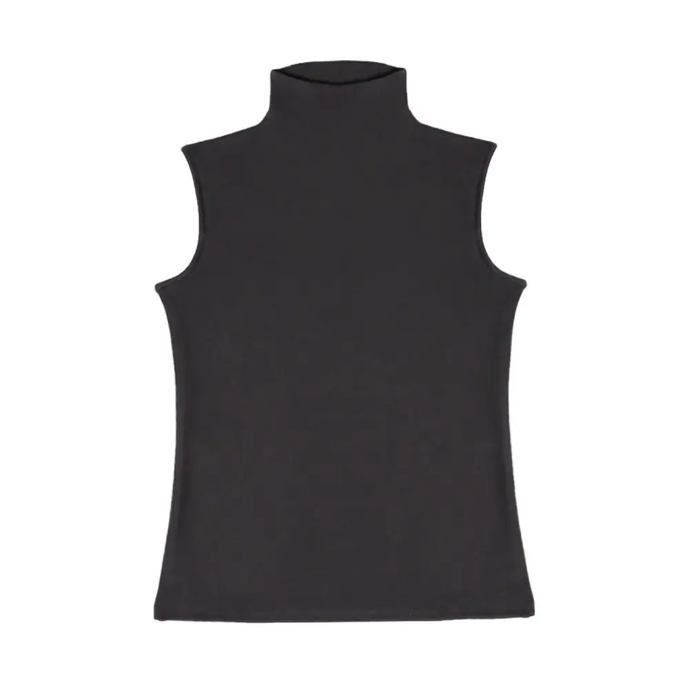 High Elastic Cotton Tank Sleeveless Bulky Turtleneck Sports Wear T-Shirt Men Gym Fitness Bodybuilding Clothes Mens Tank Tops