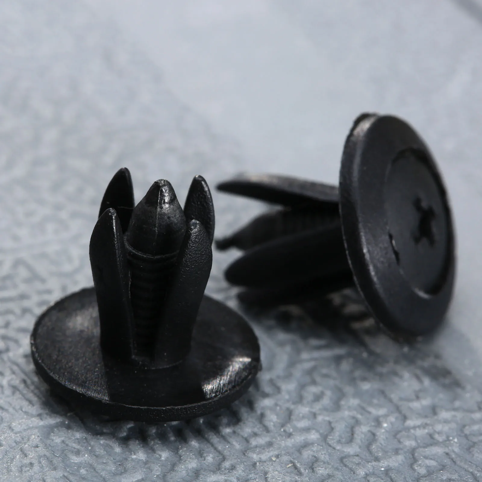 50 pièces Auto En Plastique Pare-chocs Fixations Rivet De Retenue de Type Poussoir Cache Moteur Fender Voiture garniture de porte Panneau Clip Pour Toyota