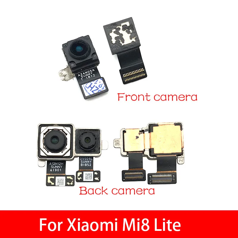 

Back Rear Camera Module Flex Cable +Front Facing Camera For Xiaomi Mi 8 Mi8 Lite Replacement