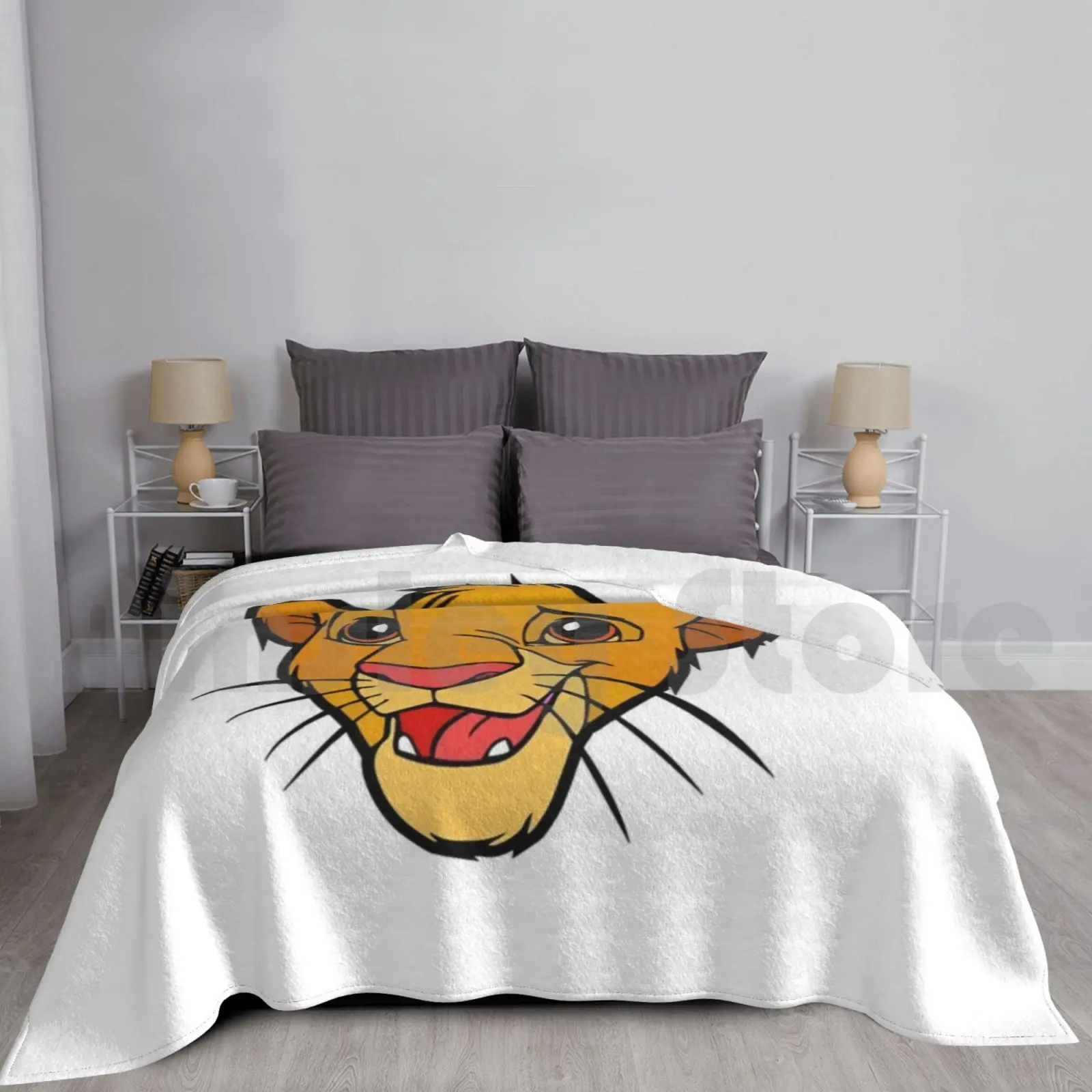 

Simba-The Lion King Blanket Fashion Custom 1869 Simba Lion King Lionking Lion King Movie Movie Lion King