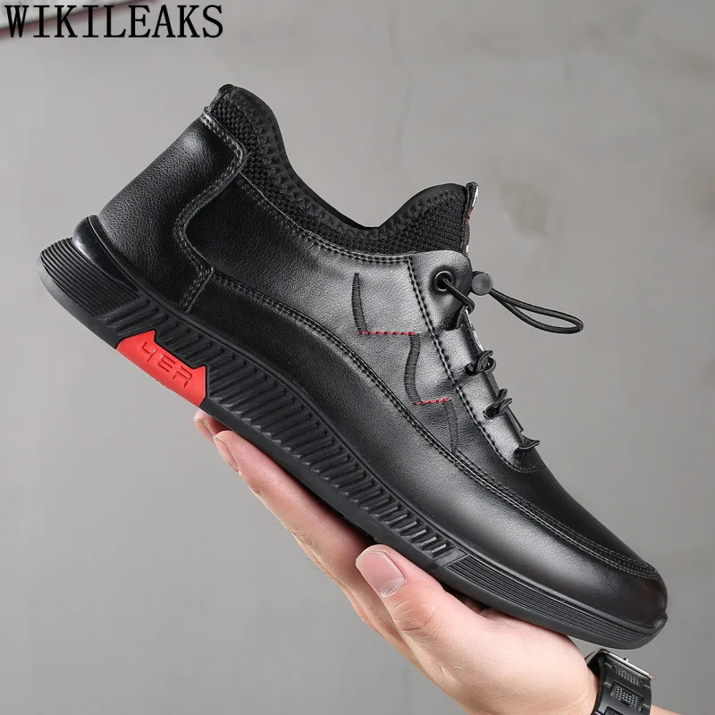 

Дизайнерские черные мужские туфли, кожаные повседневные туфли для мужчин, модные повседневные мужские кроссовки, слипоны, мужская обувь люкс 2024