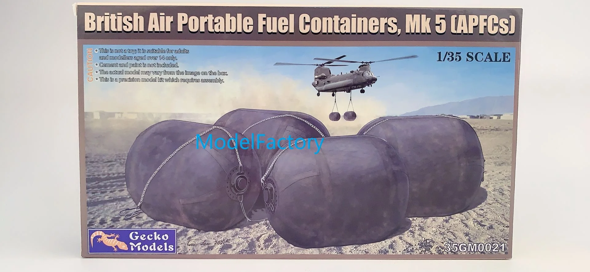 Gecko Models 35GM0021 1/35 British Air Portable Fuel Containers Mk5 (APFCs) - Scale Model Kit