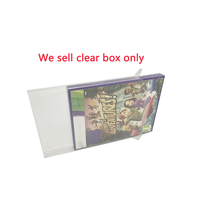 High quality  PET  protective box For xbox 360  game plastic box  transparent   collection display protection box