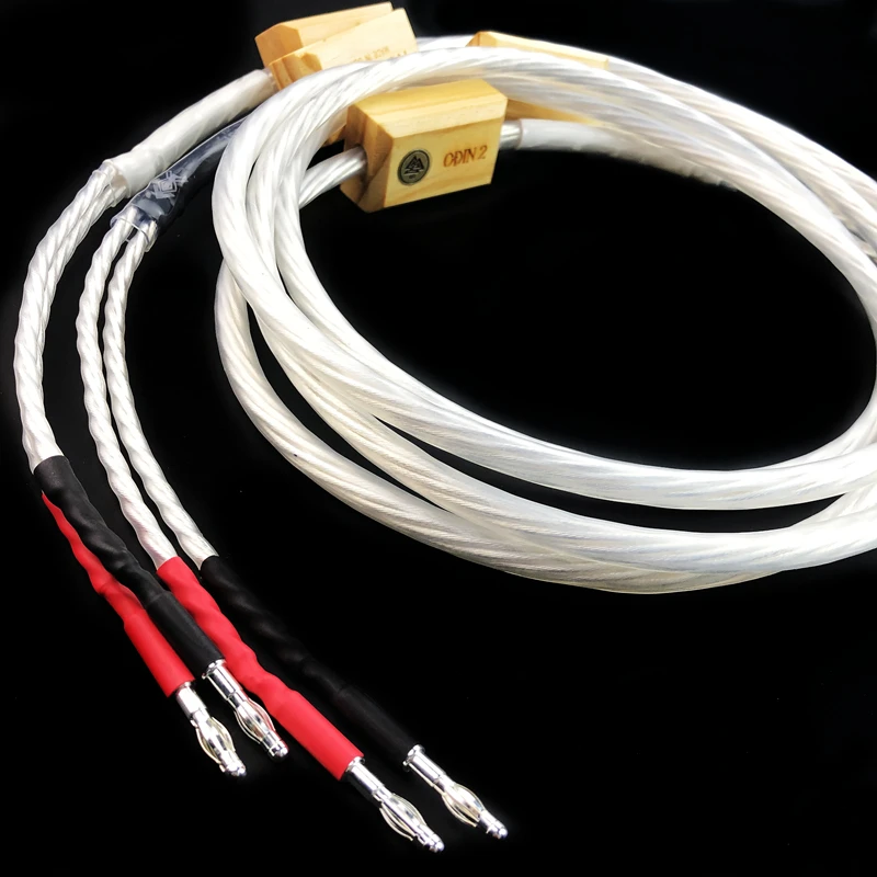 Nordost Odin 2 Silver-plated Speaker Cable  Wire For Hi-fi Systems Y Plug Banana plug Speaker Cable