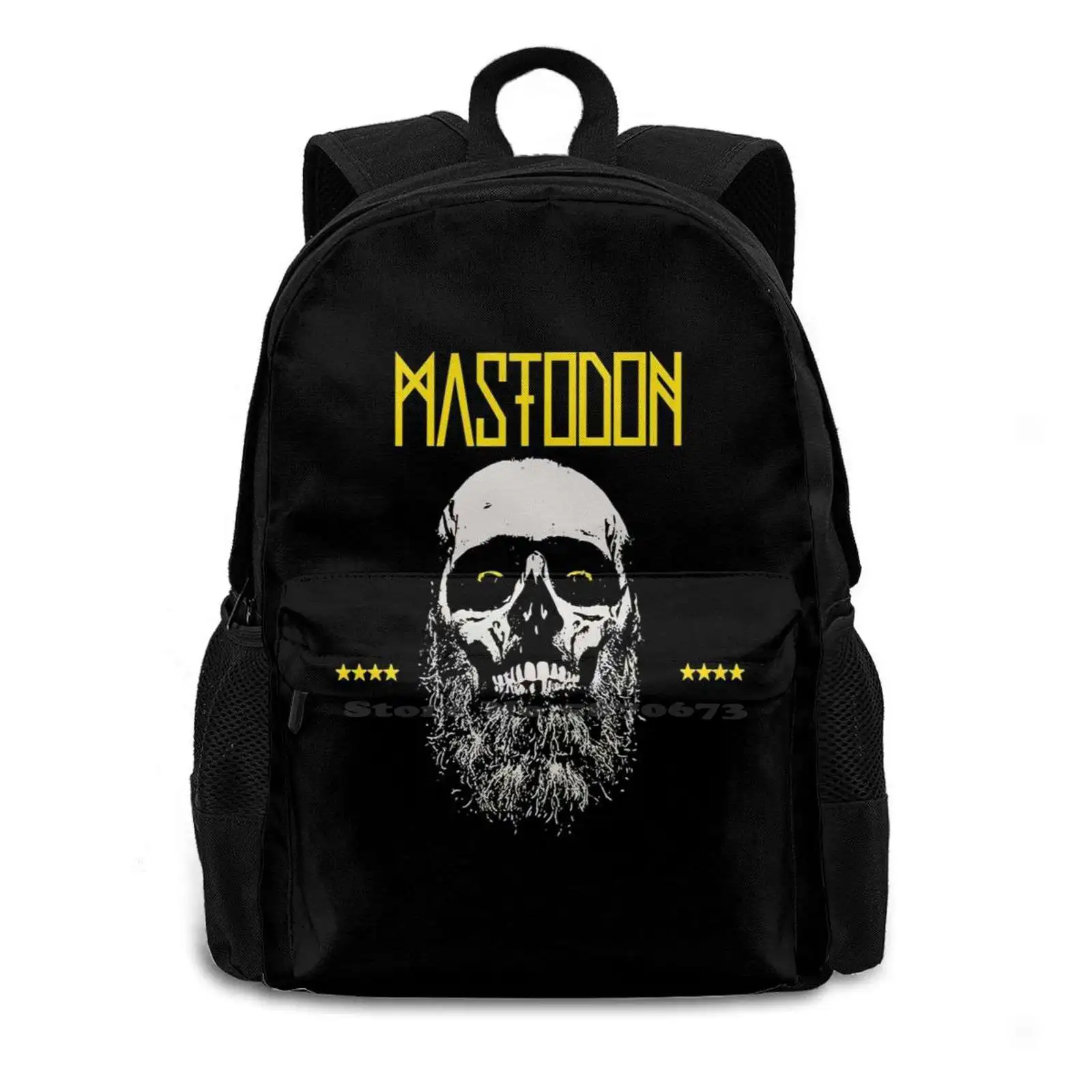 Sakjanera Pattern Design Laptop Travel School Bags Mastadon Live Musical Group Leviathan Music Video Blood And Thunder Iron