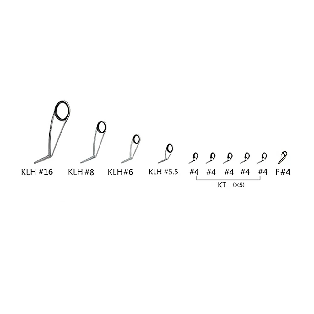 NooNRoo KL-H Guide Set 2SET fishing rod guides fishing rod parts repair guide