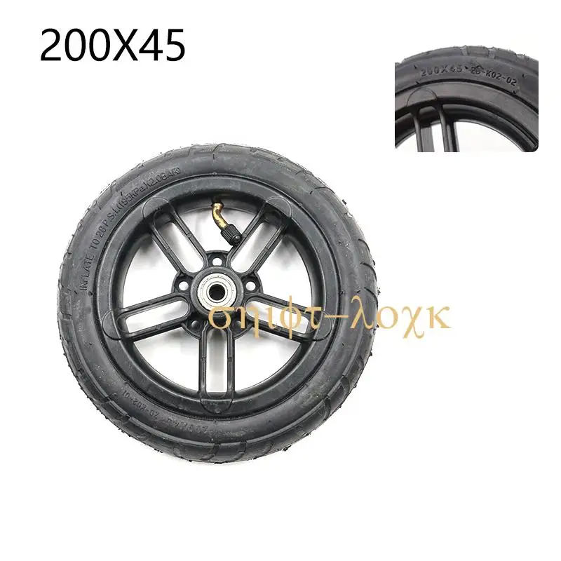 6mm 8mm 10mm inner hole Good quality wheel 200x45  8 inch Castor Wheel with Tyre & Tube motorcycle parts electric scooter